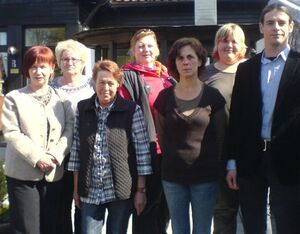 v.l. M. Dobberke, M. Harguth, O. Dietl, AsF Vors. Claudia Ebner, stellv. R. Deser, C. Ebner und D. Süß 