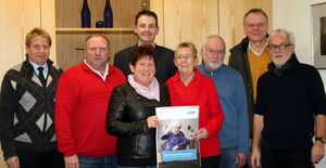 (v.l.) H. Uekermann, R. Pasta, H. Janker, M. Kreutz, I. Ilgmeier, H. Schmiedeberg, F. Fuchs und R. Neiser