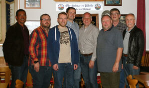 (v.l.) Aschenbrenner, Pfannenstil, Butterworth, Kreutz, Schießwohl, Pasta, Göldl, Kaiser