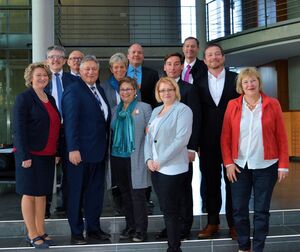 Im konstruktiven Austausch: SPD-Bundestagsabgeordnete und Arbeitnehmervertreter der bayerischen Autobahndirektionen