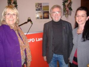 MdB Angelika Graf, Rolf Haucke, Anja König