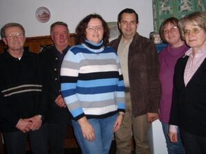 Christine Erbinger (3. von links) ist Vorsitzende der Hohenthanner SPD.