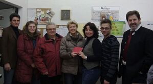 Spendenübergabe in der Rottenburger "Tafel"